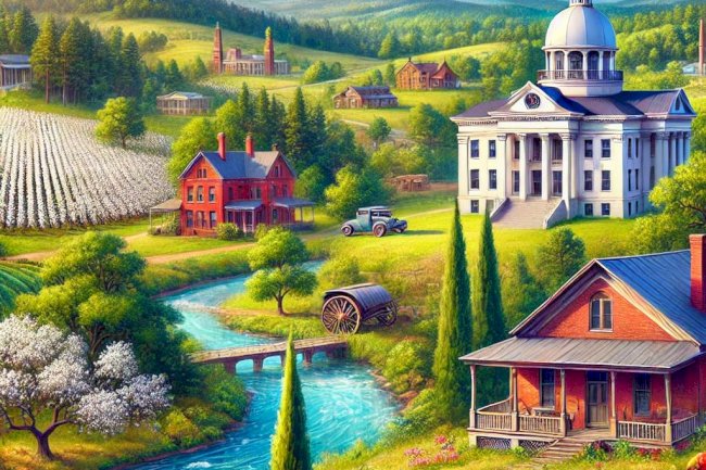 Alabama - the "Heart of Dixie"