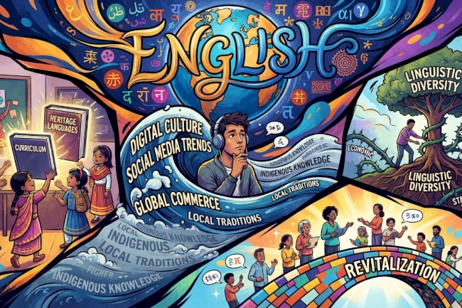 How the Global Dominance of English Shapes Cultural Diversity and Linguistic Heritage