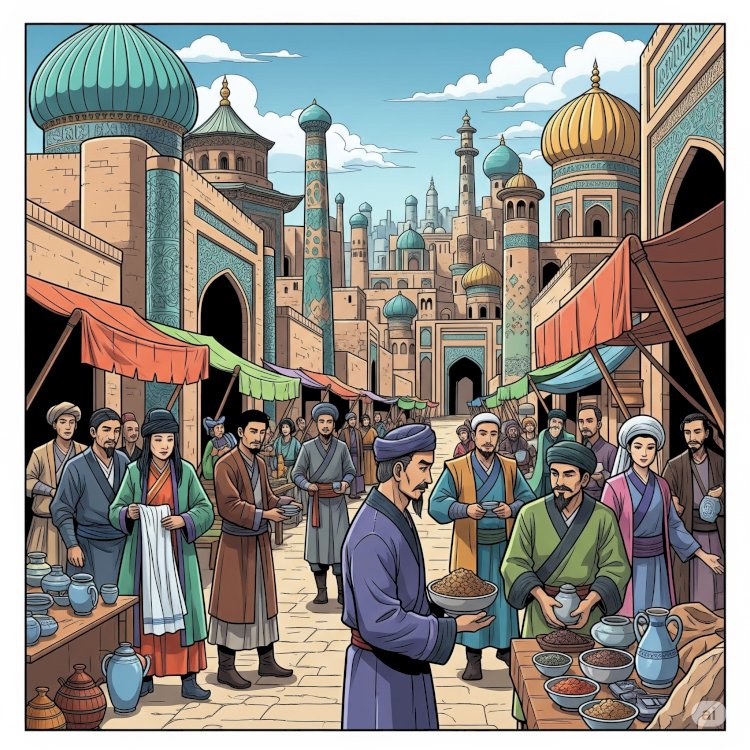 How did the Silk Road facilitate not only trade but also cultural and technological exchange across continents?